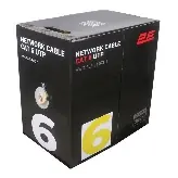 CAT 6 UTP, 305m, AWG 23/1, LSZH-1 305M/Easy pull box packing | yellow