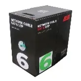 CAT 6 UTP, 305m, AWG 23/1, LSZH-1 305M/Easy pull box packing | green