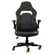Игровое кресло 2E GAMING HEBI Black/Green