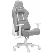 Кресло 2E GAMING BUSHIDO II WE, ткань, 3D-Armrests, серый светлый