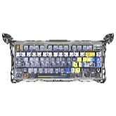 Клавиатура механическая GravaStar Mercury K1 Pro 80keys, GravaStar x Kailh Speedy Mint, BT/WL/USB, I
