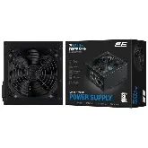 Блок питания 2E MASTER POWER (550W), 110-240V, >80%, 80+White, APFC, 120мм, MB(20+4), CPU(4+4), 5xSA