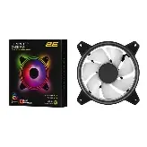 Корпусный вентилятор 2E Gaming Air Cool Infinity M ACF120IMW-ARGB, 120mm, 1200rpm, 3pin, 3pin+5VAura, 22dBa