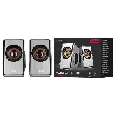 Акустическая система 2E PCS204, 2.0, USB, Silver