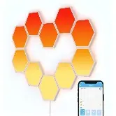 Набор настенных светильников Govee H6061 Glide Hexa Light Panels 10шт RGB Белый