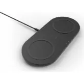 Беспроводное зарядное устройство Belkin Dual Pads Wireless Charging Qi, 15W, black