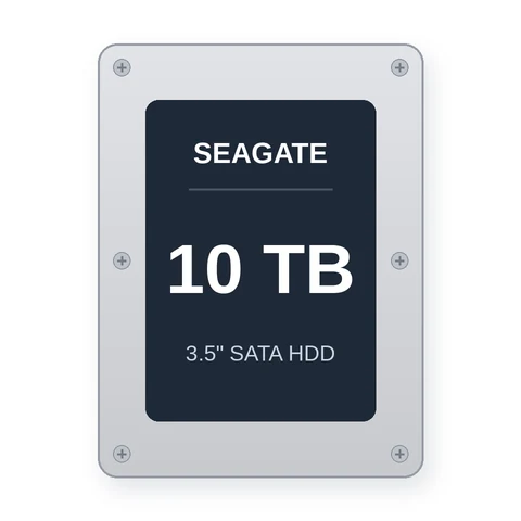 10TB HDD 3.5" SATA