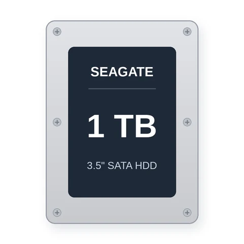 1TB HDD 3.5" SATA