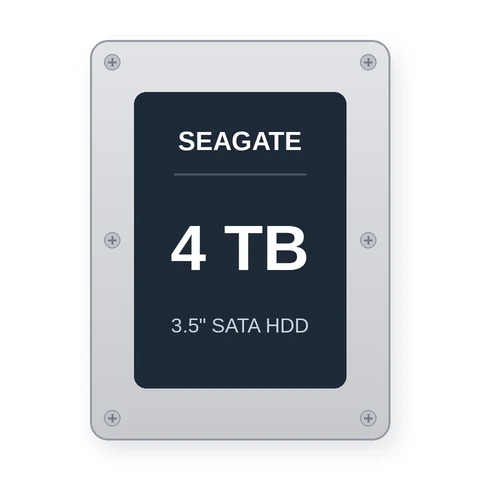 4TB HDD 3.5" SATA