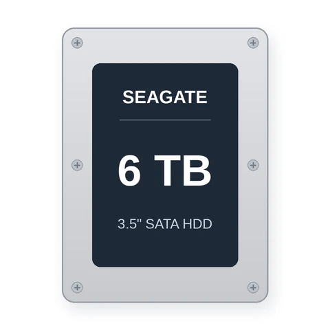6TB HDD 3.5" SATA
