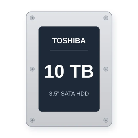 10TB HDD 3.5" SATA