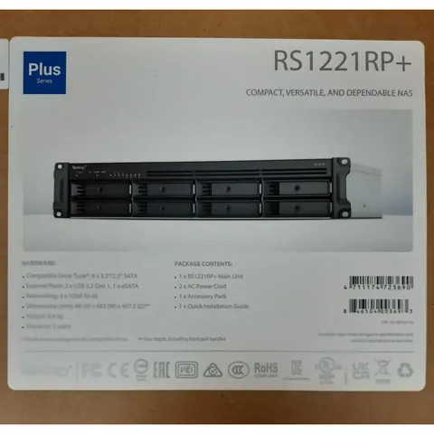 Сетевое хранилище Synology RS1221RP+