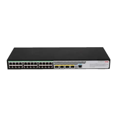 H3C H3C S1850V2-28X L2 Ethernet Switch with 24*10/100/1000BASE-T Ports and 4*1G/10G BASE-X SFP Plus Ports,(AC)