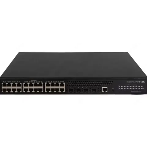H3C H3C S5130S-28S-LI L2 Ethernet Switch with 24*10/100/1000Base-T Ports and 4*1G/10G Base-X SFP Plus Ports,(AC)